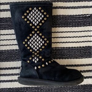 Women’s Beaded Black Ugg Boot